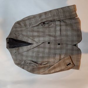RW&CO Tan Linen Blend Blazer